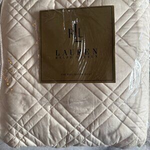 Ralph Lauren Antoinette Sateen Quilted Standard Shams and Queen Quilt